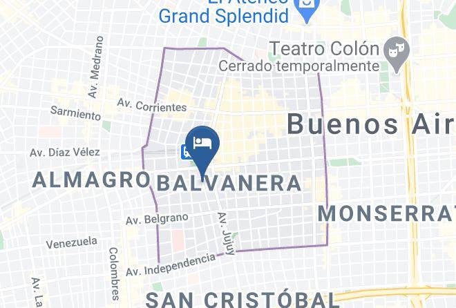 Balvanera - Hotel Hispano Argentino Maps