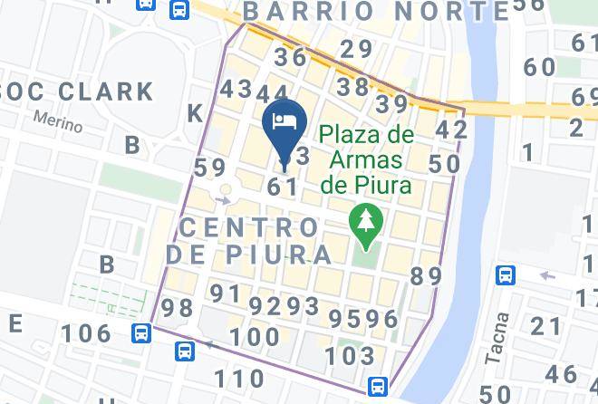 Piura - Hotel Hispano Maps