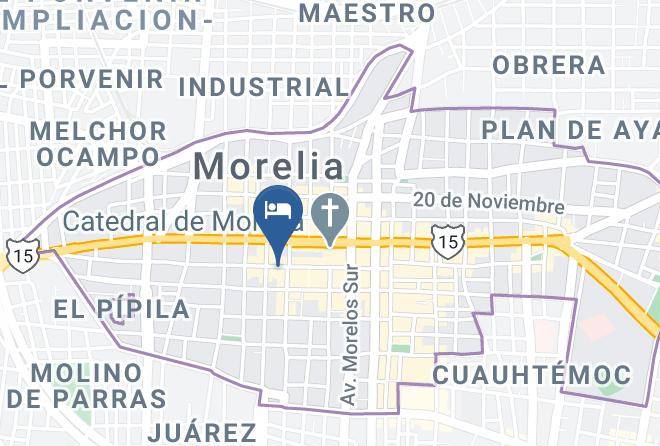 Morelia - Hotel Historia Maps