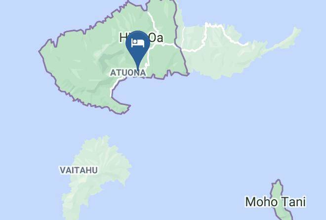 Hiva Oa - Hotel Hiva Oa Hanakee Lodge Maps