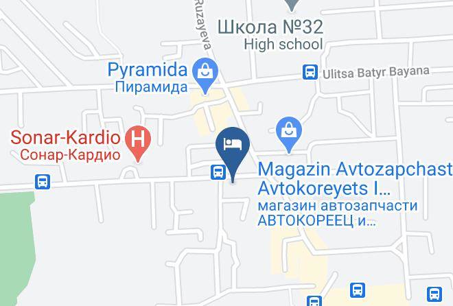 Petropavlovsk - Hotel Hizhina Maps