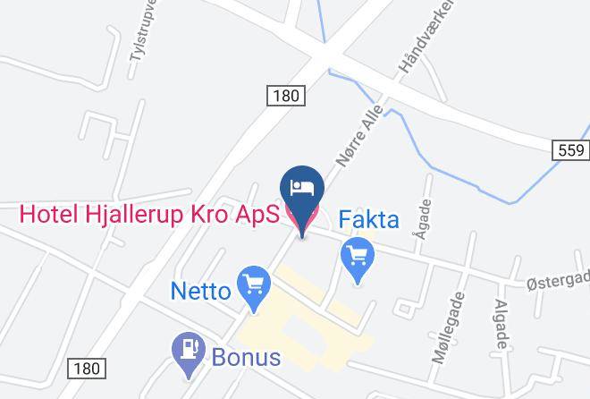 Hjallerup - Hotel Hjallerup Kro Aps Maps
