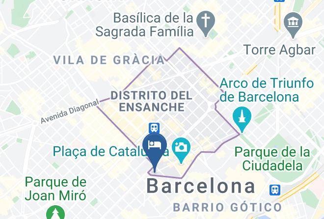 Barcelona - Hotel Hlg Citypark Pelayo Maps