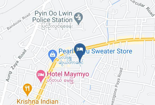 Pyinoolwin - Hotel Hnin Si Khaing Maps