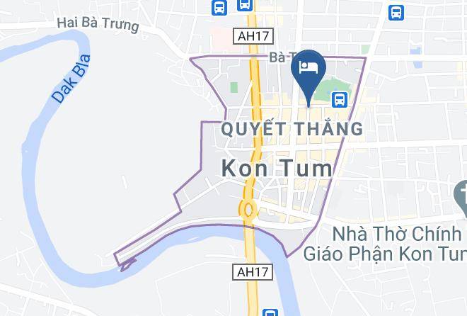 Kon Tum - Hotel Hoang Van Kon Tum Maps