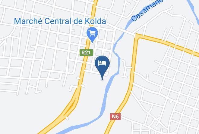Dioulacolon - Hotel Hobbe Chasse Maps