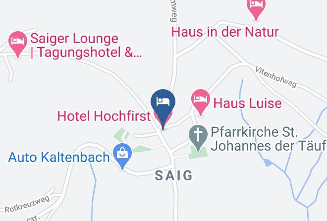 Breisgau Hochschwarzwald - Hotel Hochfirst Maps
