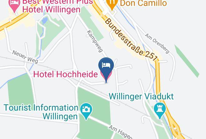 Waldeck Frankenberg - Hotel Hochheide Maps