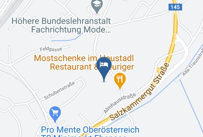 Gmunden - Hotel Hochsteg Gutl Traunsee Salzkammergut Maps