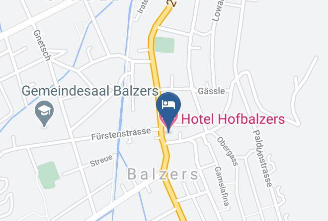 Balzers - Hotel Hofbalzers Maps