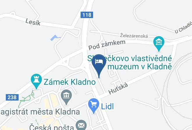 Kladno - Hotel Hoffmann Art Deco Hotel Maps
