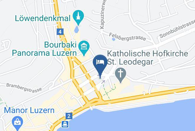 Lucerne - Hotel Hofgarten Maps