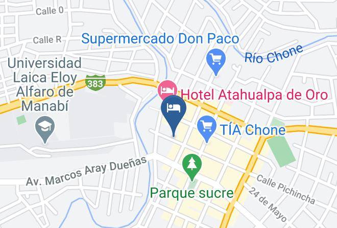 Chone - Hotel Hogar Maps