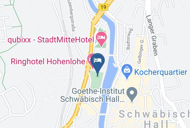 Hotel Hohenlohe Map
