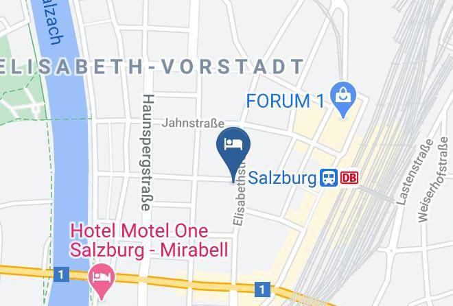 Salzburg - Hotel Hohenstauffen Maps
