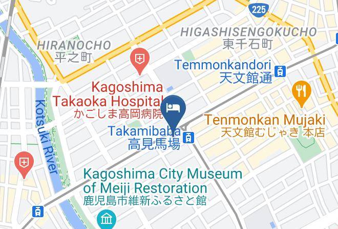 Kagoshima City - Hotel Hokke Club Kagoshima Maps