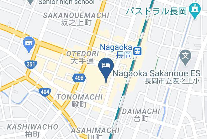 Nagaoka City - Hotel Hokke Club Niigata Nagaoka Maps