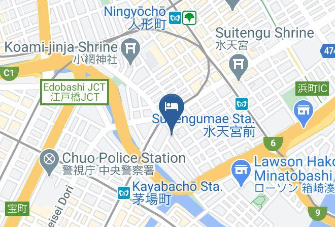 Hotel Hokke Inn Nihonbashi Map