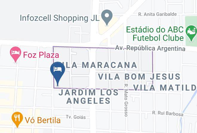 Foz Do Iguacu - Hotel Holiday Foz Maps