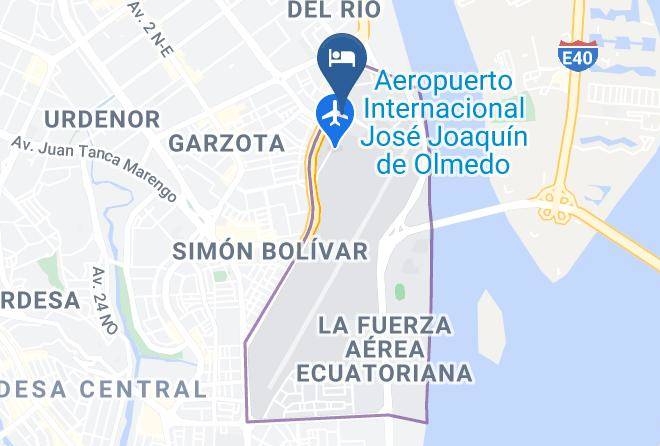 Guayaquil - Hotel Holiday Inn Aeropuerto Guayaquil Maps