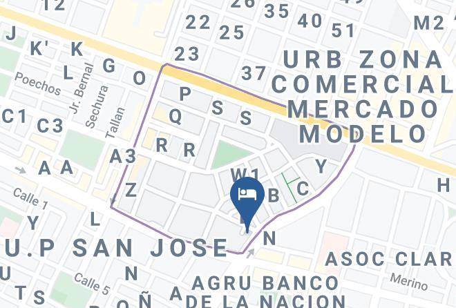 Piura - Hotel Holiday Inn Piura Maps