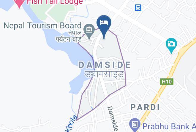 Pokhara - Hotel Holiday Pokhara Maps
