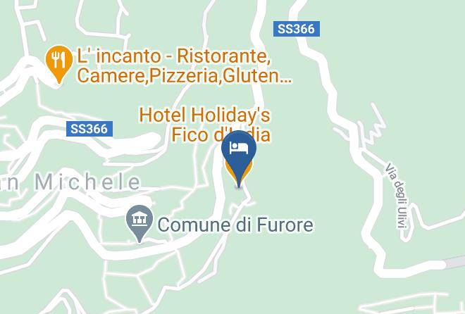 Salerno - Hotel Holiday's Fico D'india Maps