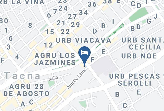 Tacna - Hotel Holiday Suites Maps