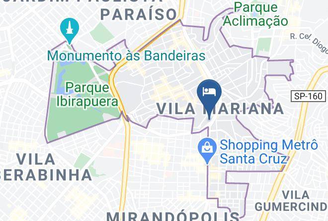 Sao Paulo Vila Mariana - Hotel Holiday Sul Maps