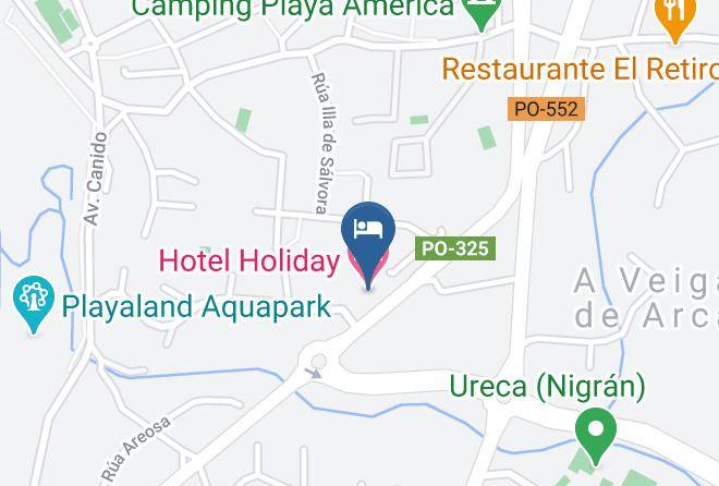 Pontevedra - Hotel Holiday Maps