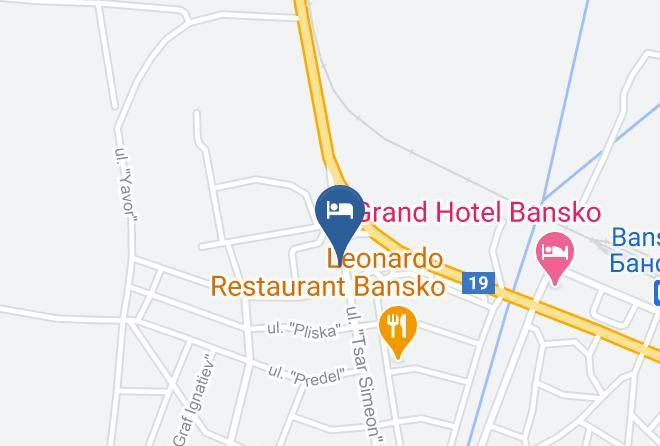 Bansko - Hotel Holidey Grup Maps