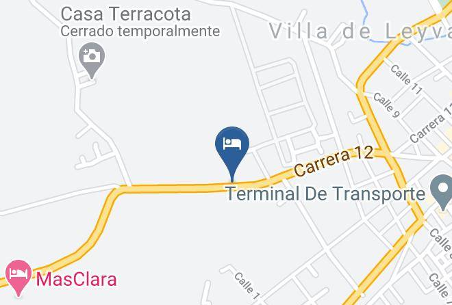 Villa De Leyva - Hotel Holistico Aluna Maps