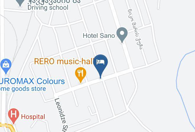 Kutaisi - Hotel Hollywood Maps