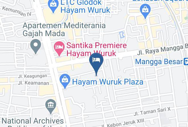 West Jakarta - Hotel Hollywood Maps