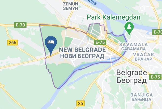 Belgrade City - Hotel Hollywoodland Wellness & Aquapark Maps