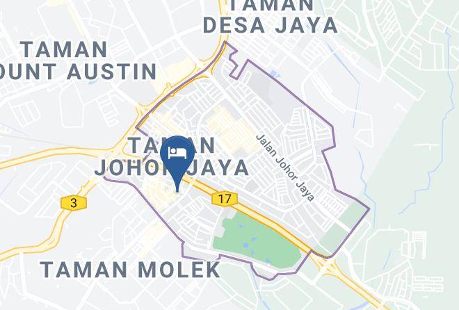 Johor Bahru - Hotel Holmes Johor Jaya Maps