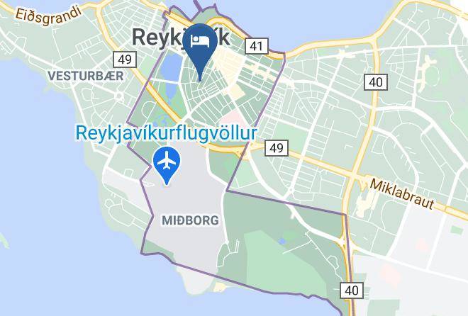 Reykjavik - Hotel Holt Maps
