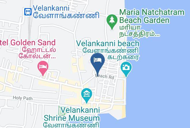 Kilvelur - Hotel Holy Sand Maps