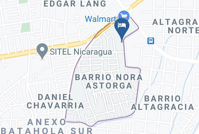 Managua - Hotel Holyh Maps