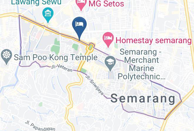 Kota Semarang - Hotel Hom Semarang Maps