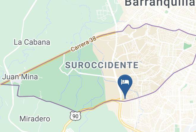 Barranquilla - Hotel Homero Maps