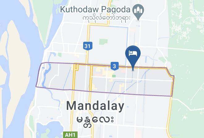 Chanayetharzan - Hotel Homey Mandalay Maps