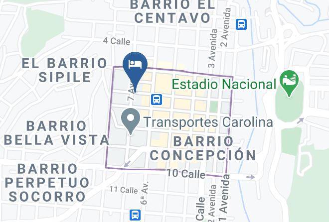 Distrito Central - Hotel Honduras 3 Maps