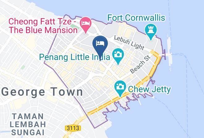 Georgetown - Hotel Hong Ping Maps
