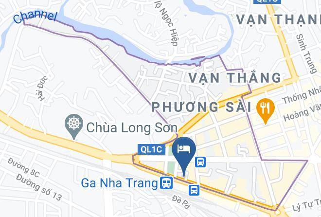 Nha Trang - Hotel Honghe Maps
