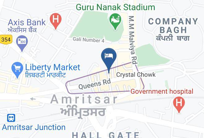 Amritsar - Hotel Hongkong Inn Maps