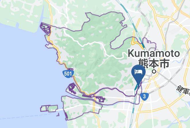 Kumamoto City Nishi Ward - Hotel Honjin Maps