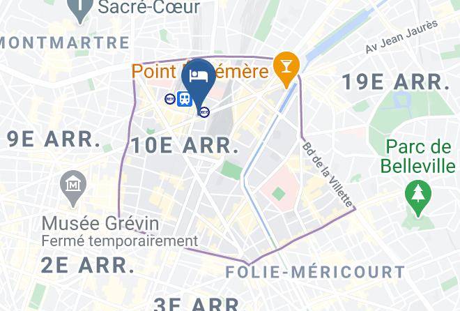 Paris - Hotel Hor Maps