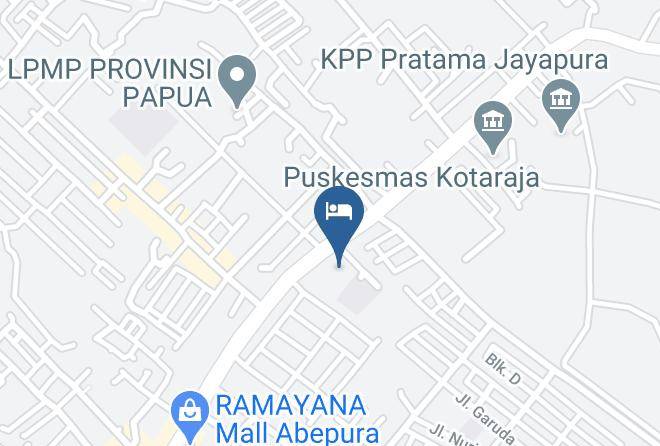 Kota Jayapura - Hotel Horison Kotaraja Papua Maps