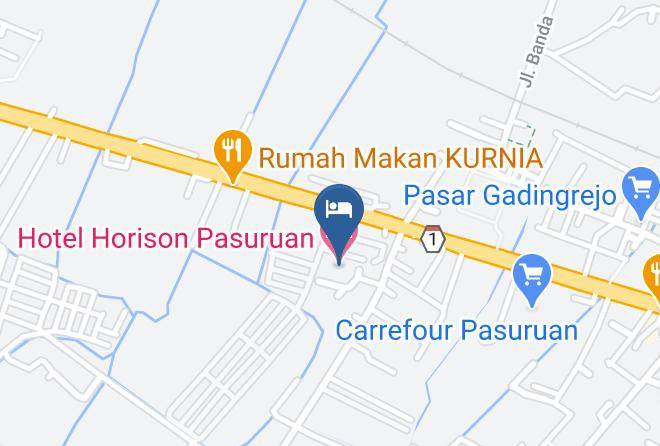 Kota Pasuruan - Hotel Horison Pasuruan Maps